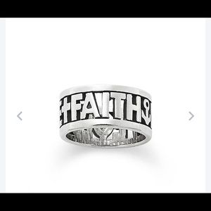 James Avery Faith, Hope & Love Ring - Size 8
